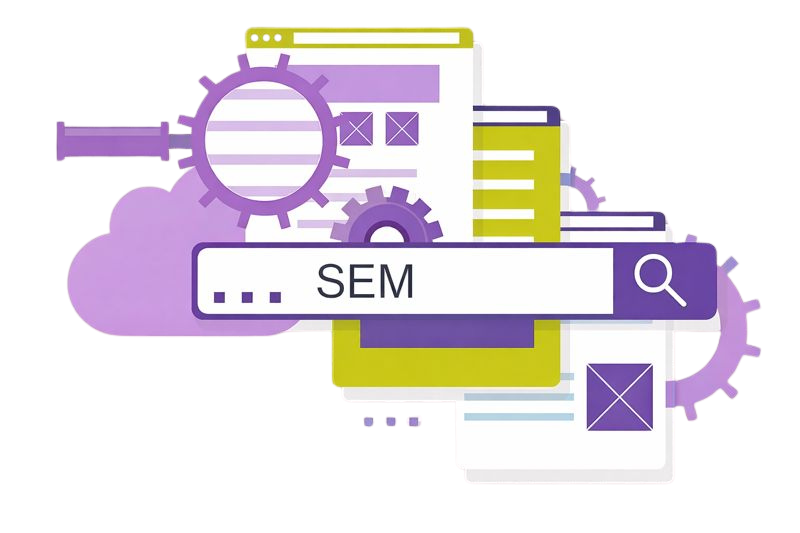 Search engine marketing services for paid search visibility and conversions